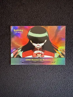 Pokemon - EP23 Haunter vs. Kadabra Foil - Blue Logo - Topps Series 2 - Image 1