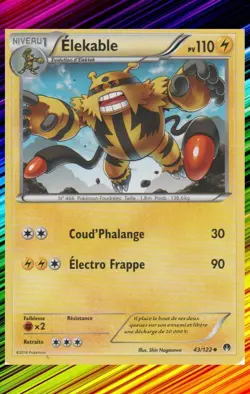 Elekable - XY09:Rupture Turbo - 43/122 - Carte Pokemon Neuve Francaise - Image 1
