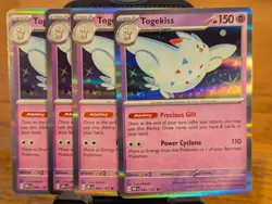 Pokemon TCG Obsidian Flames Togekiss Holo Rare 085/197 x4 Playset - Image 1