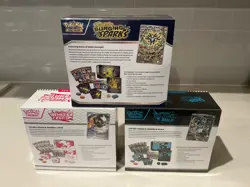 LOT OF 3 POKEMON ETBs (BLACK BOLT, WHITE FLARE, SURGING SPARKS) *FACTORY SEALED* - Image 2
