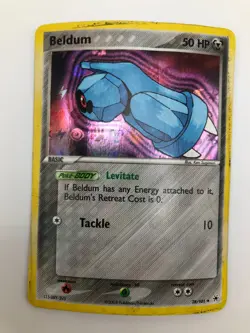 Pokemon Beldum Holo Rare 28/101 (2004) EX Hidden Legends. - Image 2
