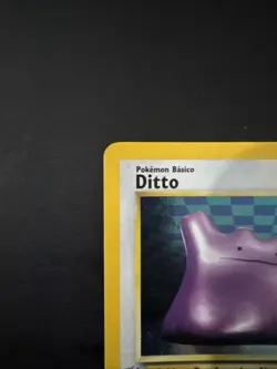 2000 POKEMON PORTUGUESE #3 DITTO-HOLO 1ST EDITION FOSSIL WITH SWIRL WOTC VINTAGE - Image 2