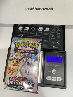 Heavy Pokemon Prismatic Evolutions Booster Pack -22.99g- Possible Demi/God Pack! - Image 1