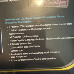 Pokemon Mega Evolution Phantasmal Flames Elite Trainer Box - Image 5