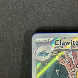 Pokemon TCG Clawitzer 141/132 Me01: Mega Evolution Holo Illustration Rare - Image 4