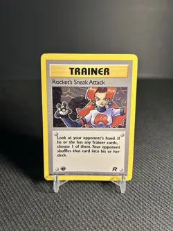 Pokemon TCG Rocket's Sneak Attack 72/82 1st Edition Team Rocket Non-Holo NM/NM- - Image 1