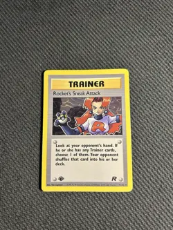 Pokemon TCG Rocket's Sneak Attack 72/82 1st Edition Team Rocket Non-Holo NM/NM- - Image 3