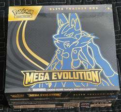 Pokemon TCG Mega Evolution Elite Trainer Box Lucario ETB Factory Sealed - Image 1