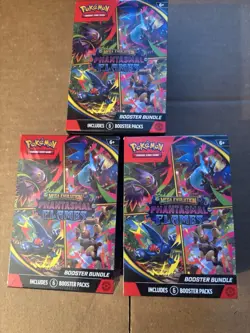 Pokemon Mega Evolution Phantasmal Flames Booster Bundle IN HAND - [lot of 3] 🔥 - Image 1