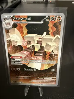 Pokemon Garganacl 147/132 Mega Evolution Illustration Rare Holo Near Mint - Image 1