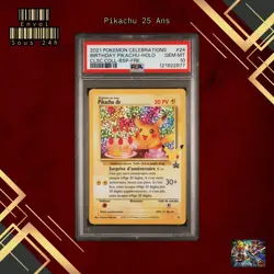 🇫🇷 PIKACHU BIRTHDAY PSA 10 - 25 ANS CELEBRATIONS 24 EB FR Carte Pokemon 🇫🇷 - Image 1