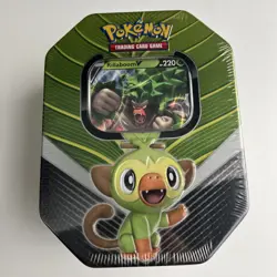 Pokemon TCG Galar Partner Tin Rillaboom 4 Booster Packs Factory Sealed - Image 1