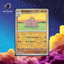 Carte Pokemon Triopikeur 051/165 Reverse Mew 151 Ecarlate & Violet Francais - Image 1