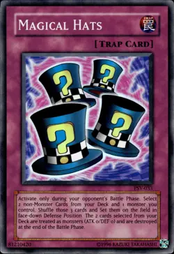 Magical Hats - Super Rare PSV-033 - LP - YuGiOh - Image 1