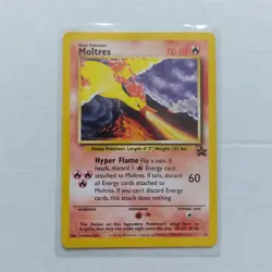 Moltres Black Star Promo Pokemon Card Wizards 21 - Image 1