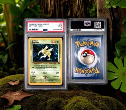 1999 Pokemon Jungle Scyther Holo #10 PSA 9 Graded Card - Image 3