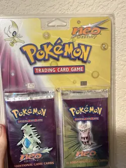 1995-2000 Pokemon Neo Destiny Double Blister Trading Card Game - Image 2
