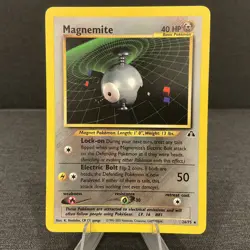 Magnemite 26/75 Neo Discovery Rare Non-Holo Vintage Pokemon TCG Card - Image 1