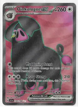Oinkologne ex 234/198 Scarlet & Violet Base Set Ultra Rare HOLO Pokemon Card NM - Image 1