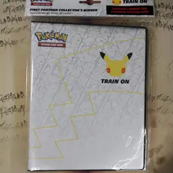 Pokemon 25th Anniversary First Partner Collector's Binder SEALED W/ Pikachu Card 820650809606 - Image 1