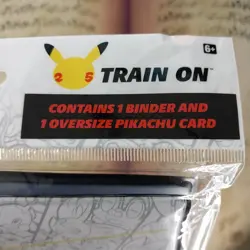 Pokemon 25th Anniversary First Partner Collector's Binder SEALED W/ Pikachu Card 820650809606 - Image 3