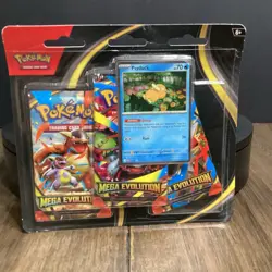 Pokemon TCG Mega Evolution 3 Pack Blister with Psyduck Promo Card - Image 1