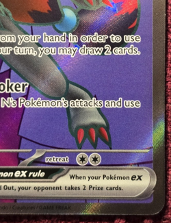 Pokemon TCG N's Zoroark EX Holo Ultra Rare Card 175/159 Sv09: Journey Together - Image 4