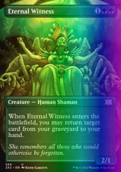 MTG Magic the Gathering Eternal Witness (368/603) Double Masters 2022 NM FOIL - Image 1