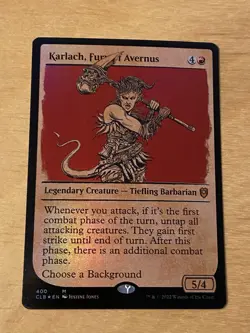 MTG Karlach, Fury of Avernus Showcase FOIL- CLB: Battle for Baldur's Gate​ - ​NM - Image 1