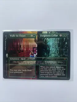 MTG 1x Walk-In Closet/Forgotten Cellar BORDERLESS(M/NM)Duskmourn House of Horror - Image 1