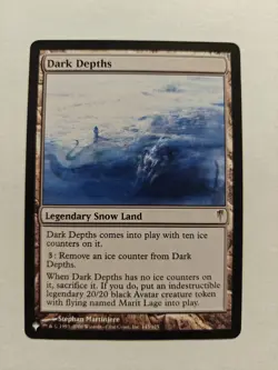 Magic the Gathering MTG Dark Depths (145) Coldsnap The List LP - Image 1