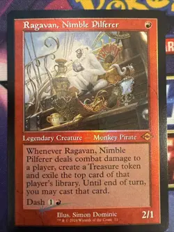 Ragavan, Nimble Pilferer (Retro Frame) Modern Horizons 2 Foil MTG NM Owl - Image 1