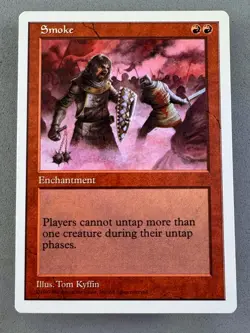 Smoke MTG 5th Edition Regular-Never Played Near Mint-Vintage Magic the Gathering - Image 1