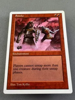 Smoke MTG 5th Edition Regular-Never Played Near Mint-Vintage Magic the Gathering - Image 3