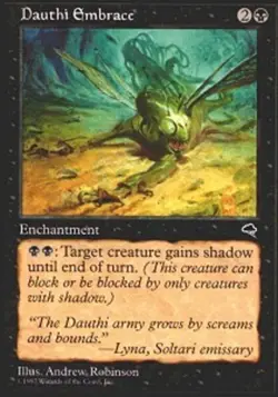 Light Play, English MTG Regular Dauthi Embrace Tempest Magic the Gathering - Image 1