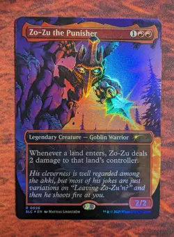 Zo-Zu the Punisher 0026 Near Mint NM FOIL SLC Secret Lair Encyclopedia Magic MTG - Image 1