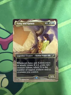 x1 Aang and Katara R MTG Avatar: The Last Airbender: Eternal M/NM, English - Image 1