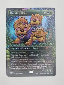 MTG Questing Beast FOIL Secret Lair An Encyclopedia of Magic 0017 - Image 1