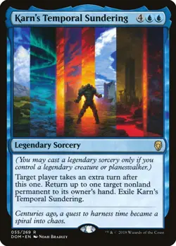 MTG Magic the Gathering Karn's Temporal Sundering (55/296) Dominaria NM - Image 1
