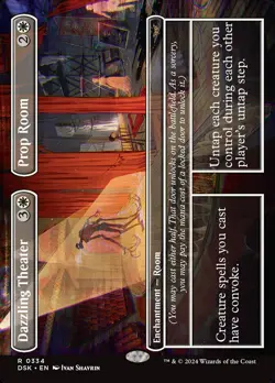 MTG Magic the Gathering Dazzling Theater (334/469) Duskmourn House of Horror NM - Image 1