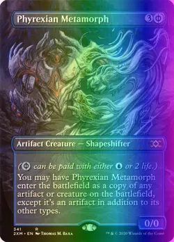 MTG Magic the Gathering Phyrexian Metamorph (341/503) Double Masters LP FOIL - Image 1
