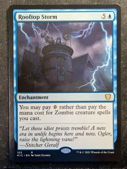 Rooftop Storm - Innistrad: Midnight Hunt Commander (MTG) - Image 1