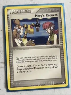 Pokemon TCG Card 2005 Unseen Forces - Mary's Request 86/115 - Image 1