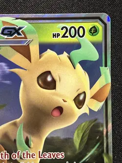 NM Pokemon TCG Sun & Moon Ultra Prism Leafeon GX Black Star Promo #SM146 - Image 4