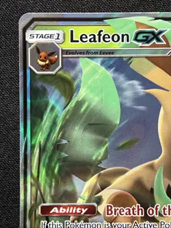 NM Pokemon TCG Sun & Moon Ultra Prism Leafeon GX Black Star Promo #SM146 - Image 5