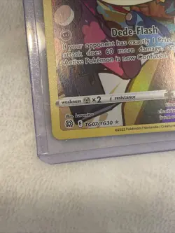 Pokemon TCG (MINT) Dedenne Sword & Shield: Brilliant Stars TG07/TG30 Holo Rare - Image 5