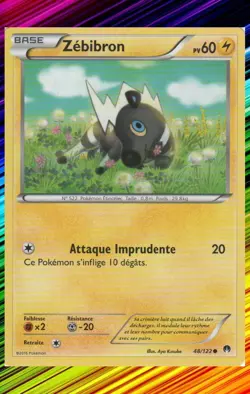 Zebibron - XY9:Rupture Turbo - 48/122 - Carte Pokemon Neuve Francaise - Image 1