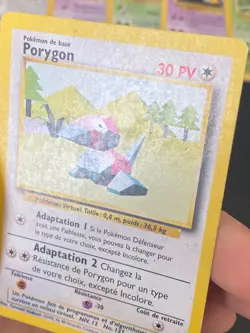 CARTE POKEMON PORYGON 39/102 FR PEU COMMUNE SET DE BASE - BE/TBE - Image 3