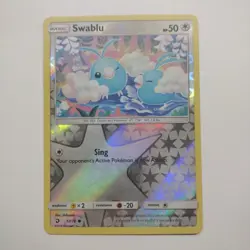 Pokemon - Swablu 57/70 - Reverse Holo - Dragon Majesty - NM/M - Image 1