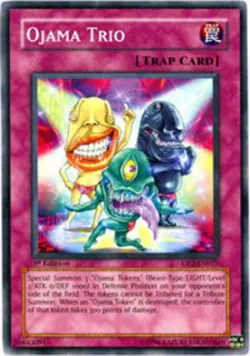 Yugioh! MP Ojama Trio - DP2-EN027 - Common - 1st Edition Moderately Played, Engl - Image 1